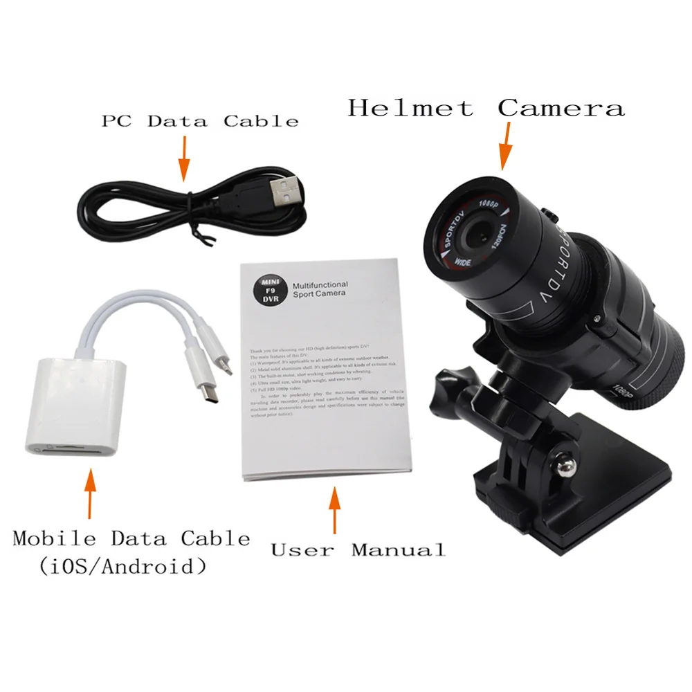 Tactical 720 1080P Helmet Camera New Style Sport Camera for Hunting Airsoft CS Wargame with Video & Photo Function