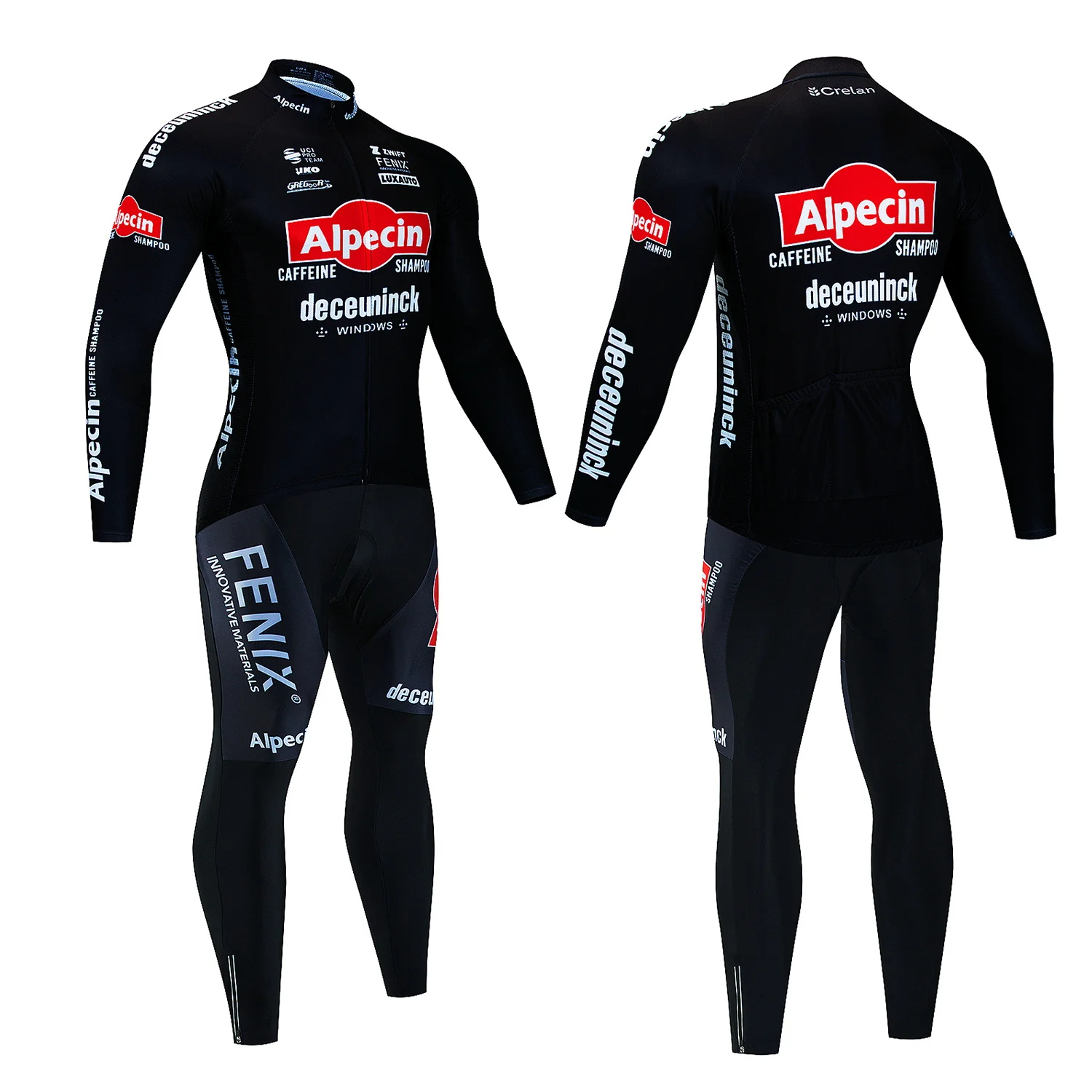 2025Alpecin Autumn Cycling Jersey Set Long Sleeve Quick Dry Cycling Clothing Bike Uniform MTB Clothes Bicycle Wear Ropa Ciclismo