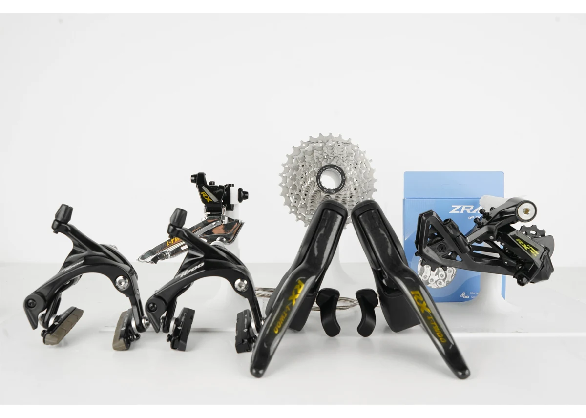 LTWOO RX Rim Brake 2x12 Speed 24S Carbon Fiber Road Bike Groupset, ZRACE R700 Rim Brake Calipers 11-30 11-34 Cassette, 12S Chain