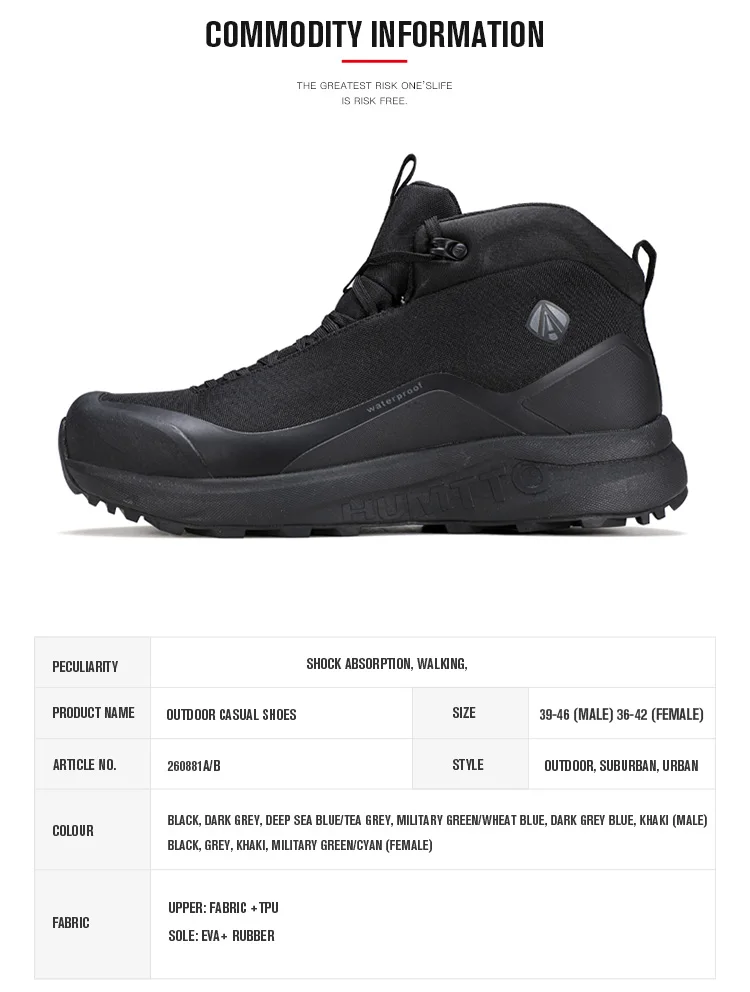 HUMTTO Hiking Boots Breathable Trekking Shoes Non-slip Shoes for Women Outdoor Women's Sports Shoes Comfortable Walking Sneakers