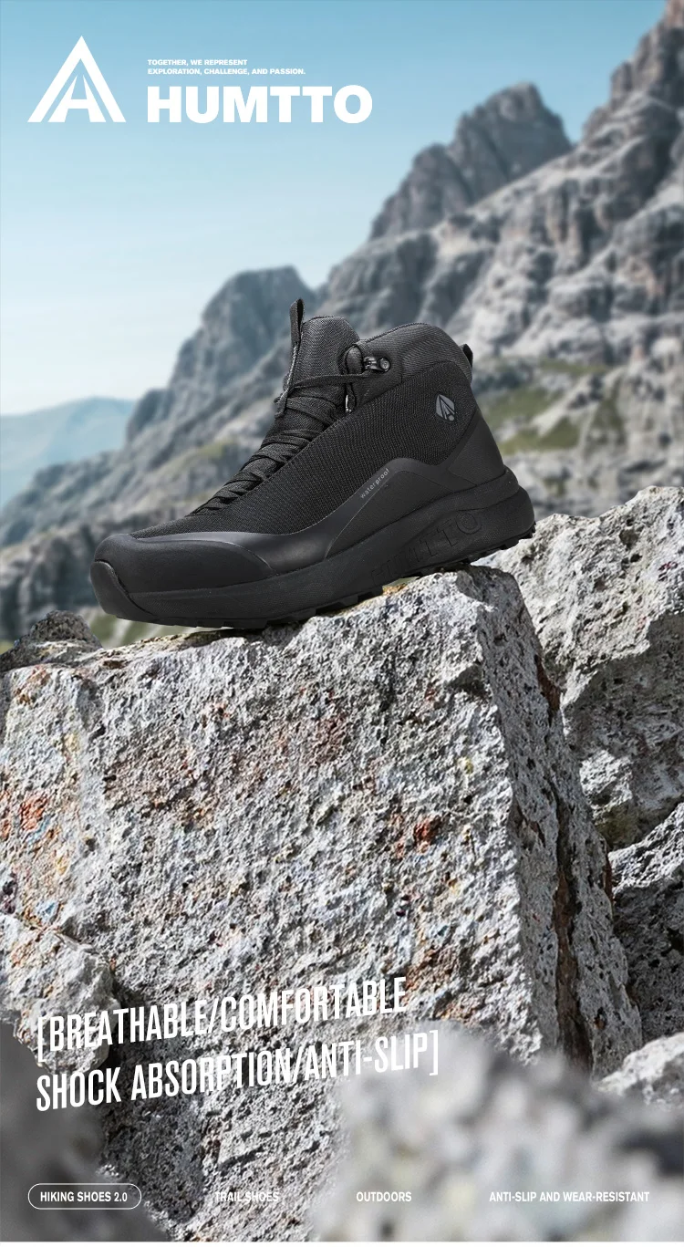 HUMTTO Hiking Boots Breathable Trekking Shoes Non-slip Shoes for Women Outdoor Women's Sports Shoes Comfortable Walking Sneakers