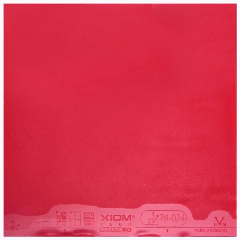 XIOM VEGA CHINA VM Table Tennis Rubber Loop Pimples in with Sponge Ping Pong Tenis De Mesa
