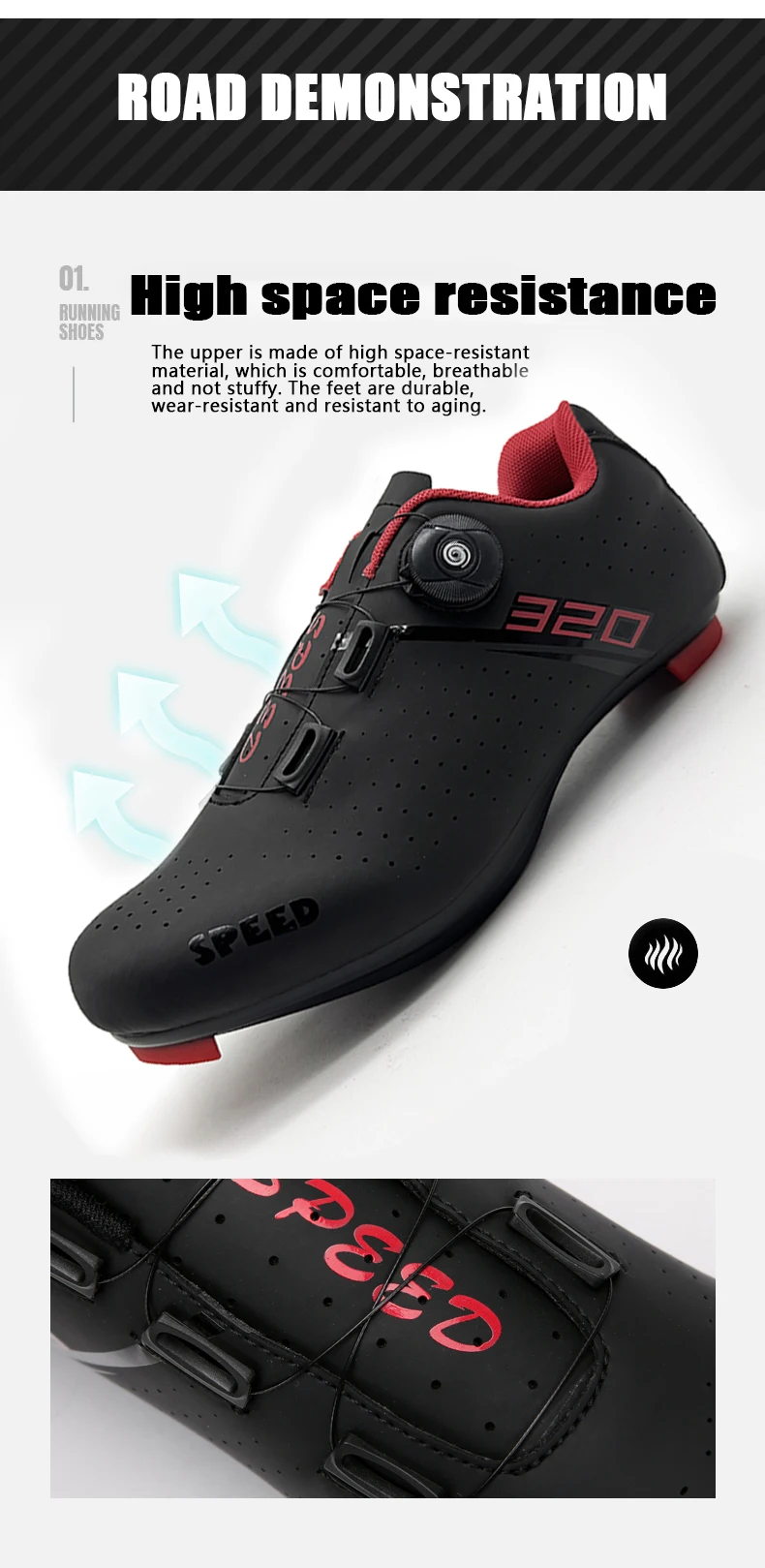 Men Cycling Shoes Road Cycling Sports Shoes Women MTB Racing Competition Self-Locking Cycling Shoes Spd Cleats Cycling Shoes