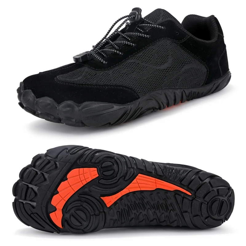 Men's Minimalist Trail Running Barefoot Shoes UNISEX Wide Toe Box Zero Drop Aqua Sock Kayaking Boating Hiking Surfing Walking