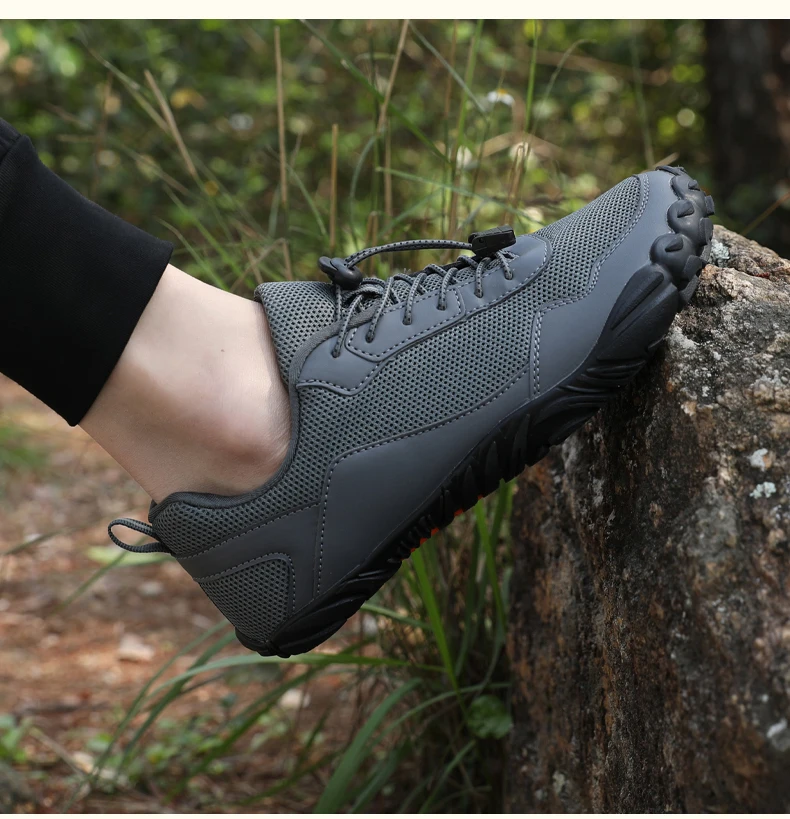 Men's Minimalist Trail Running Barefoot Shoes UNISEX Wide Toe Box Zero Drop Aqua Sock Kayaking Boating Hiking Surfing Walking