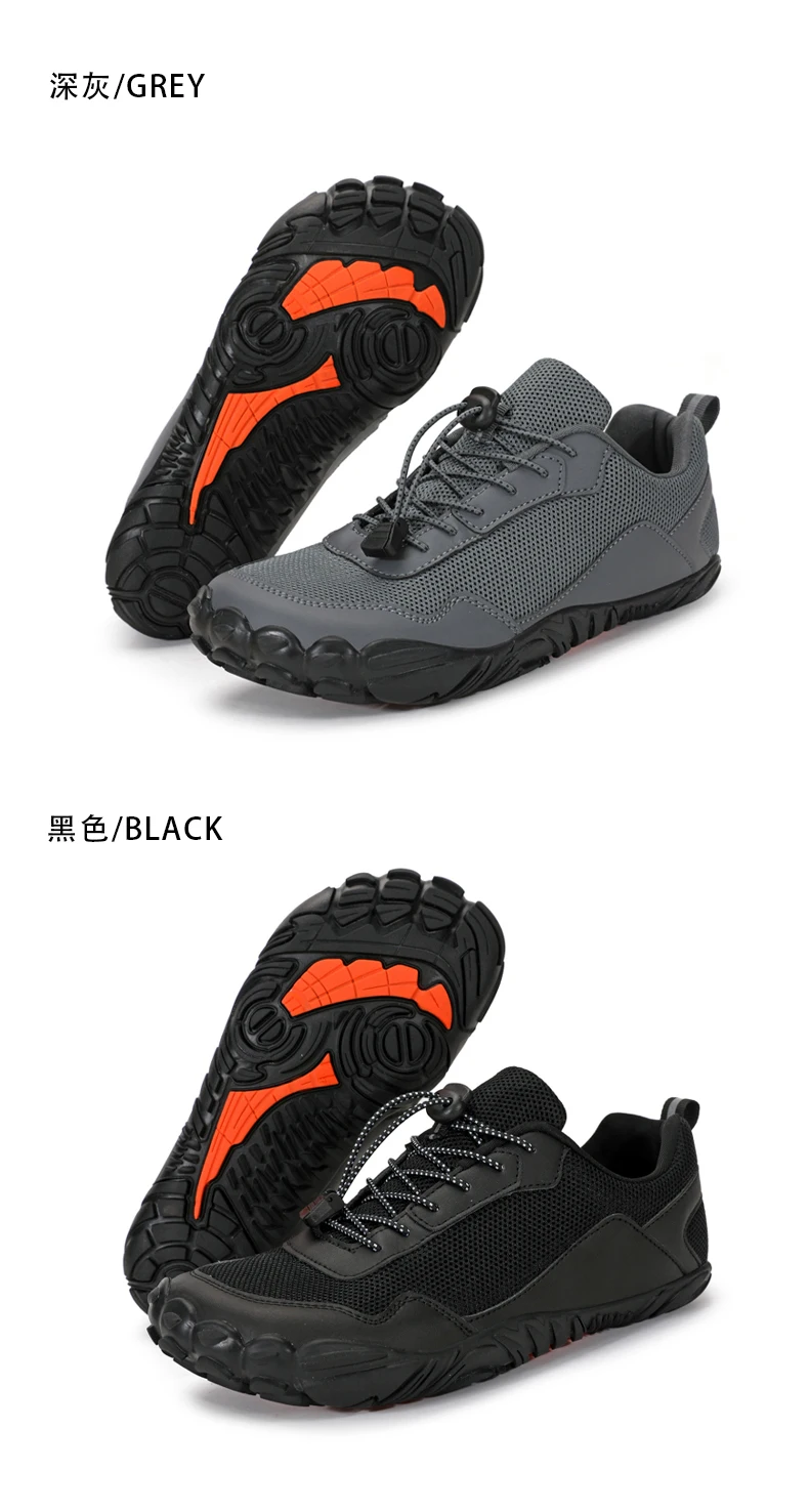 Men's Minimalist Trail Running Barefoot Shoes UNISEX Wide Toe Box Zero Drop Aqua Sock Kayaking Boating Hiking Surfing Walking