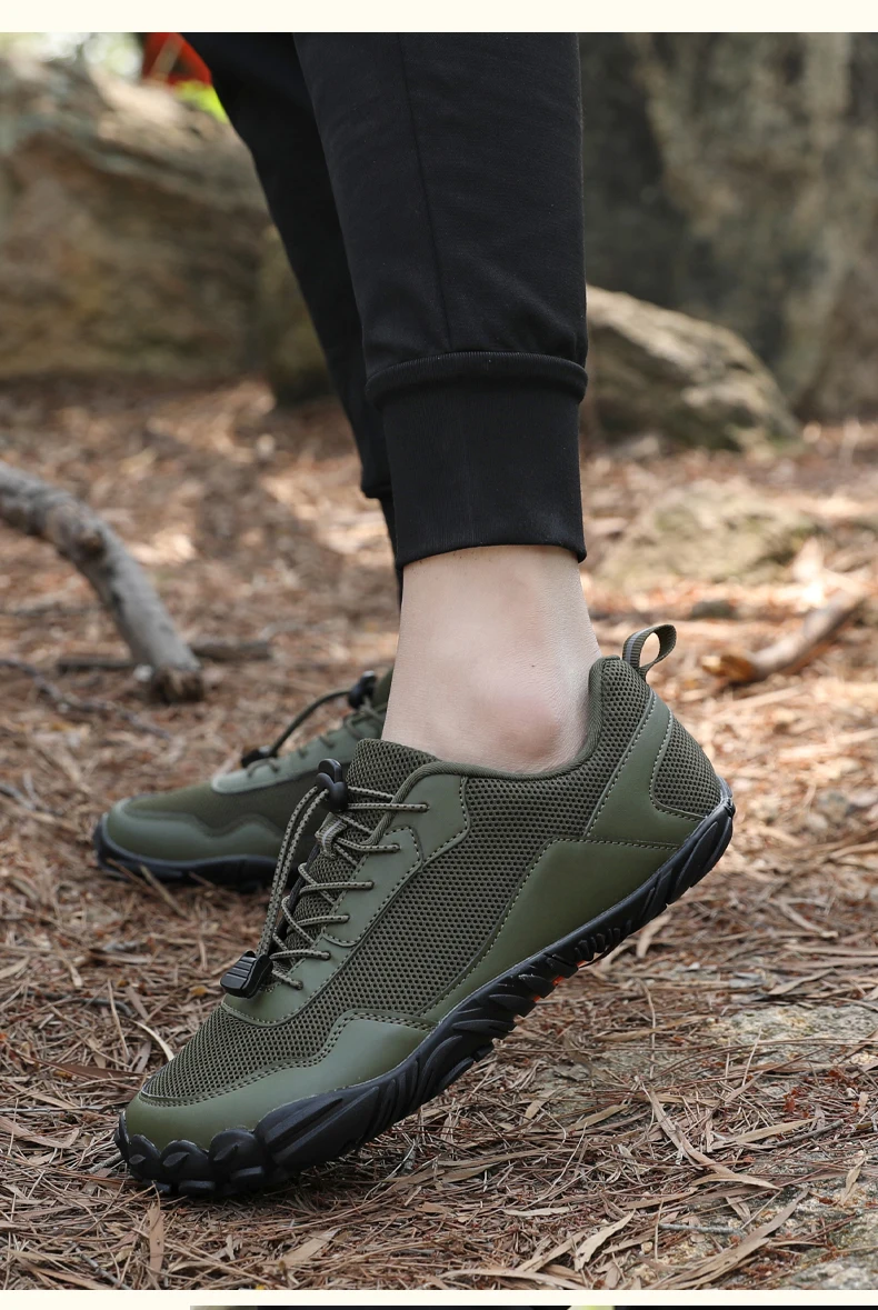 Men's Minimalist Trail Running Barefoot Shoes UNISEX Wide Toe Box Zero Drop Aqua Sock Kayaking Boating Hiking Surfing Walking
