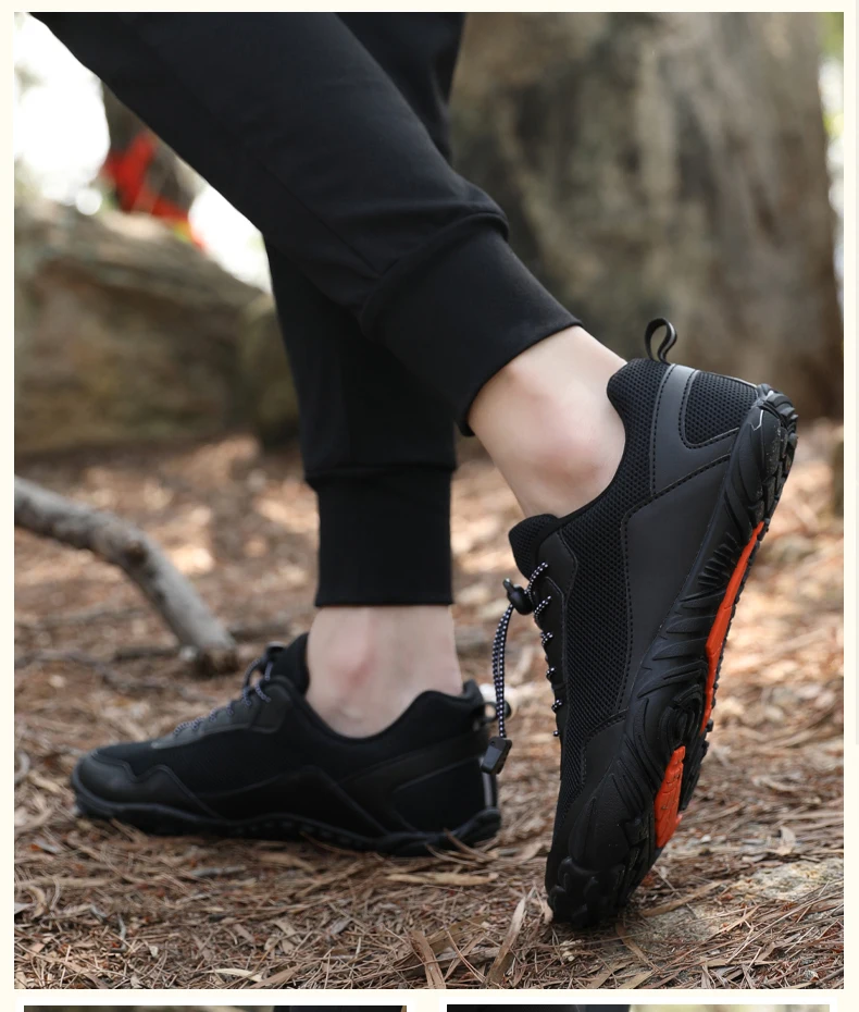 Men's Minimalist Trail Running Barefoot Shoes UNISEX Wide Toe Box Zero Drop Aqua Sock Kayaking Boating Hiking Surfing Walking