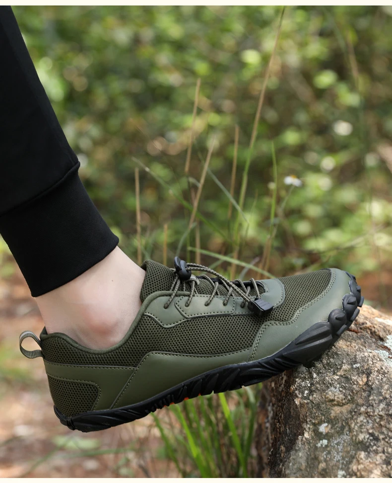 Men's Minimalist Trail Running Barefoot Shoes UNISEX Wide Toe Box Zero Drop Aqua Sock Kayaking Boating Hiking Surfing Walking