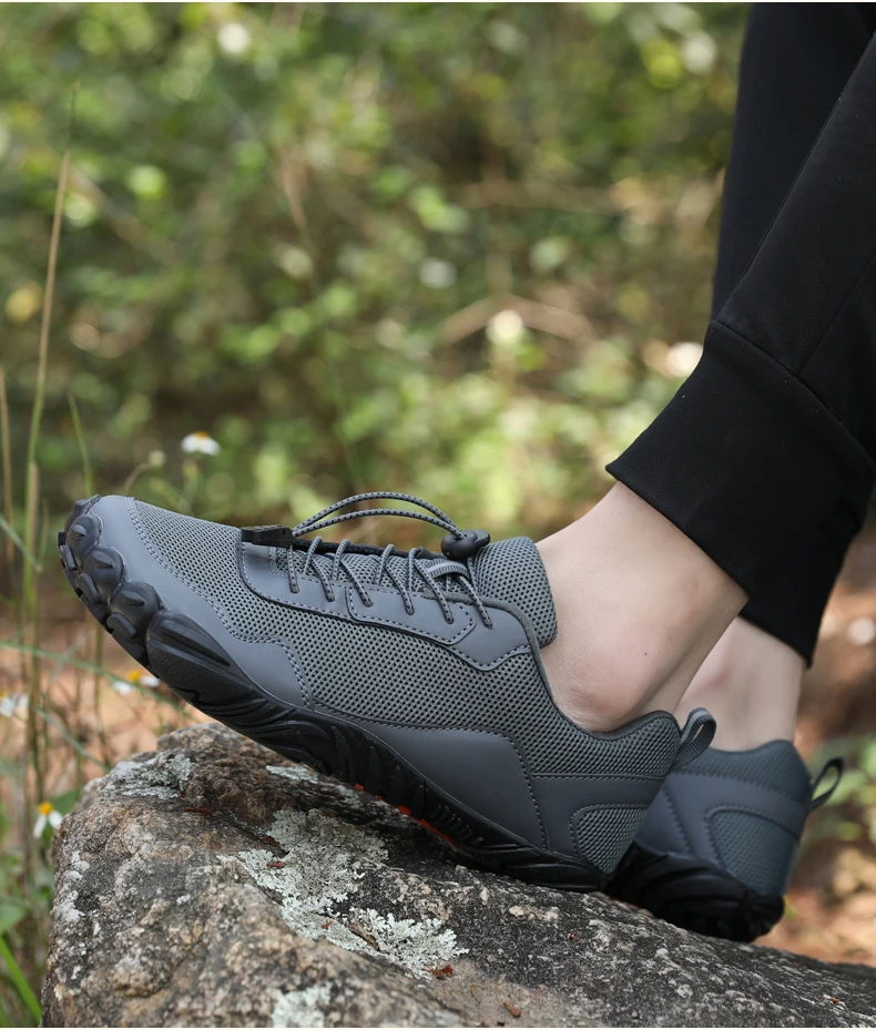 Men's Minimalist Trail Running Barefoot Shoes UNISEX Wide Toe Box Zero Drop Aqua Sock Kayaking Boating Hiking Surfing Walking