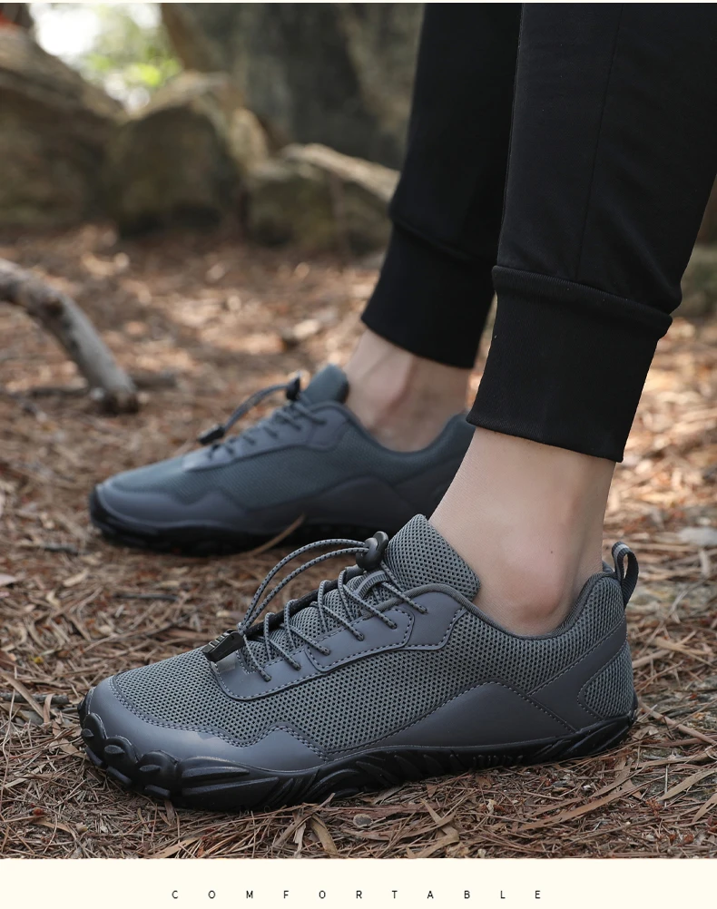 Men's Minimalist Trail Running Barefoot Shoes UNISEX Wide Toe Box Zero Drop Aqua Sock Kayaking Boating Hiking Surfing Walking