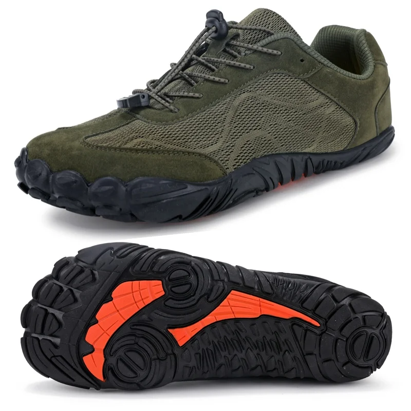 Men's Minimalist Trail Running Barefoot Shoes UNISEX Wide Toe Box Zero Drop Aqua Sock Kayaking Boating Hiking Surfing Walking