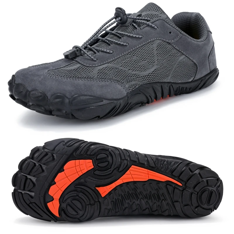 Men's Minimalist Trail Running Barefoot Shoes UNISEX Wide Toe Box Zero Drop Aqua Sock Kayaking Boating Hiking Surfing Walking