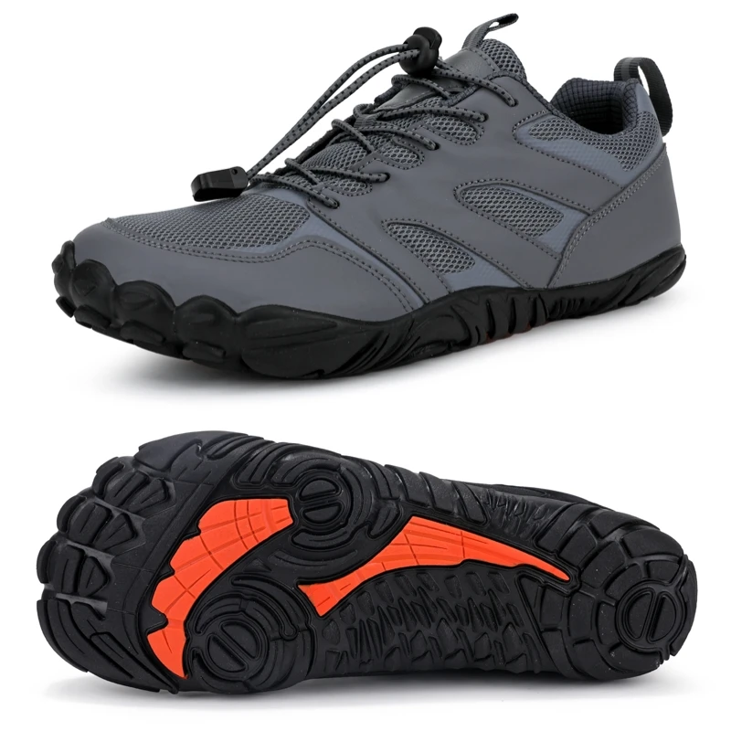 Men's Minimalist Trail Running Barefoot Shoes UNISEX Wide Toe Box Zero Drop Aqua Sock Kayaking Boating Hiking Surfing Walking