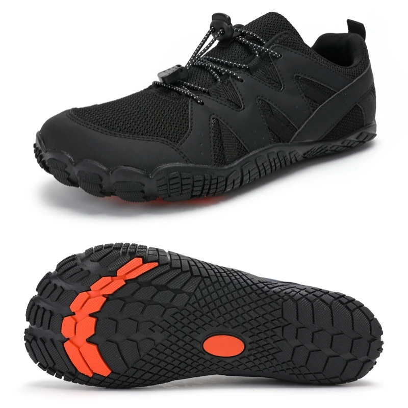 Men's Minimalist Trail Running Barefoot Shoes UNISEX Wide Toe Box Zero Drop Aqua Sock Kayaking Boating Hiking Surfing Walking