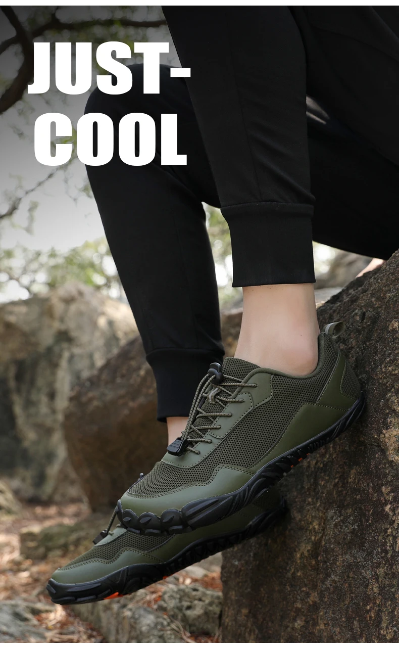 Men's Minimalist Trail Running Barefoot Shoes UNISEX Wide Toe Box Zero Drop Aqua Sock Kayaking Boating Hiking Surfing Walking