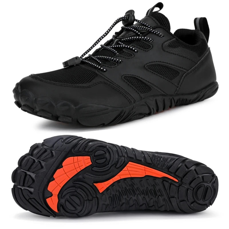 Men's Minimalist Trail Running Barefoot Shoes UNISEX Wide Toe Box Zero Drop Aqua Sock Kayaking Boating Hiking Surfing Walking