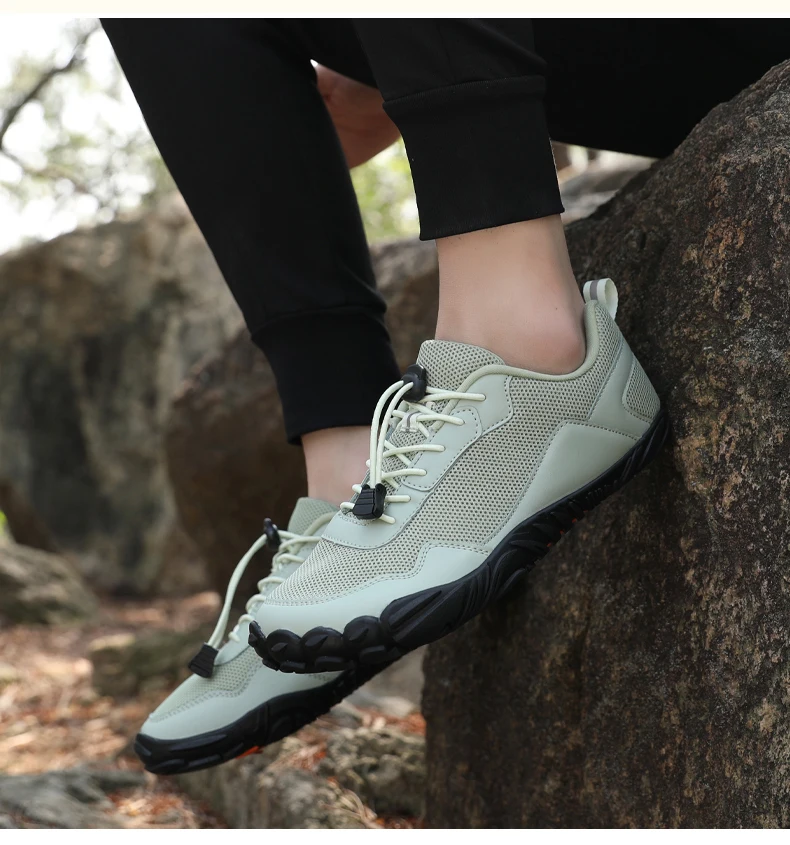 Men's Minimalist Trail Running Barefoot Shoes UNISEX Wide Toe Box Zero Drop Aqua Sock Kayaking Boating Hiking Surfing Walking