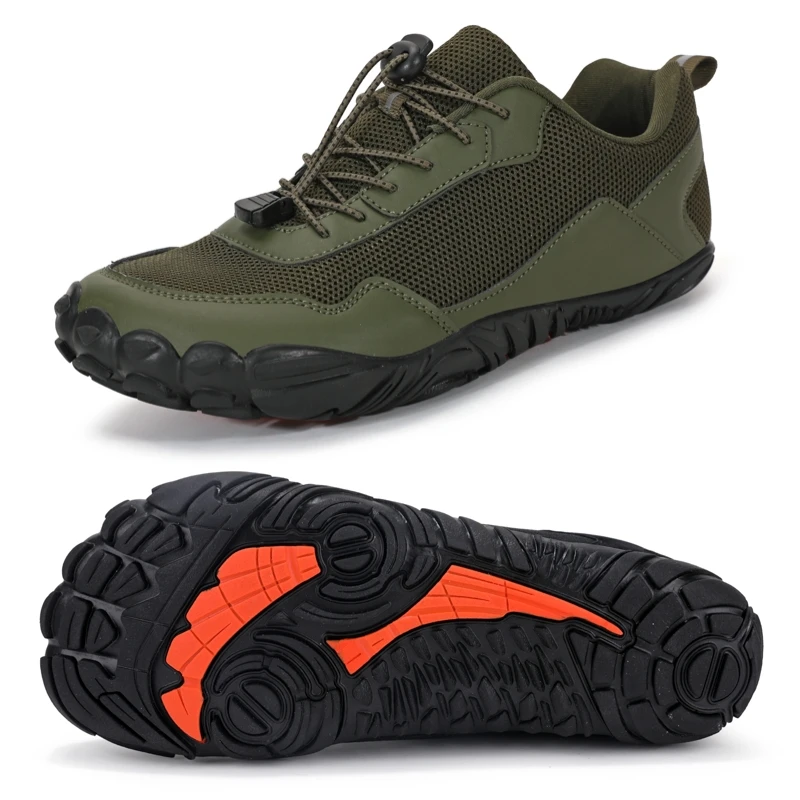 Men's Minimalist Trail Running Barefoot Shoes UNISEX Wide Toe Box Zero Drop Aqua Sock Kayaking Boating Hiking Surfing Walking