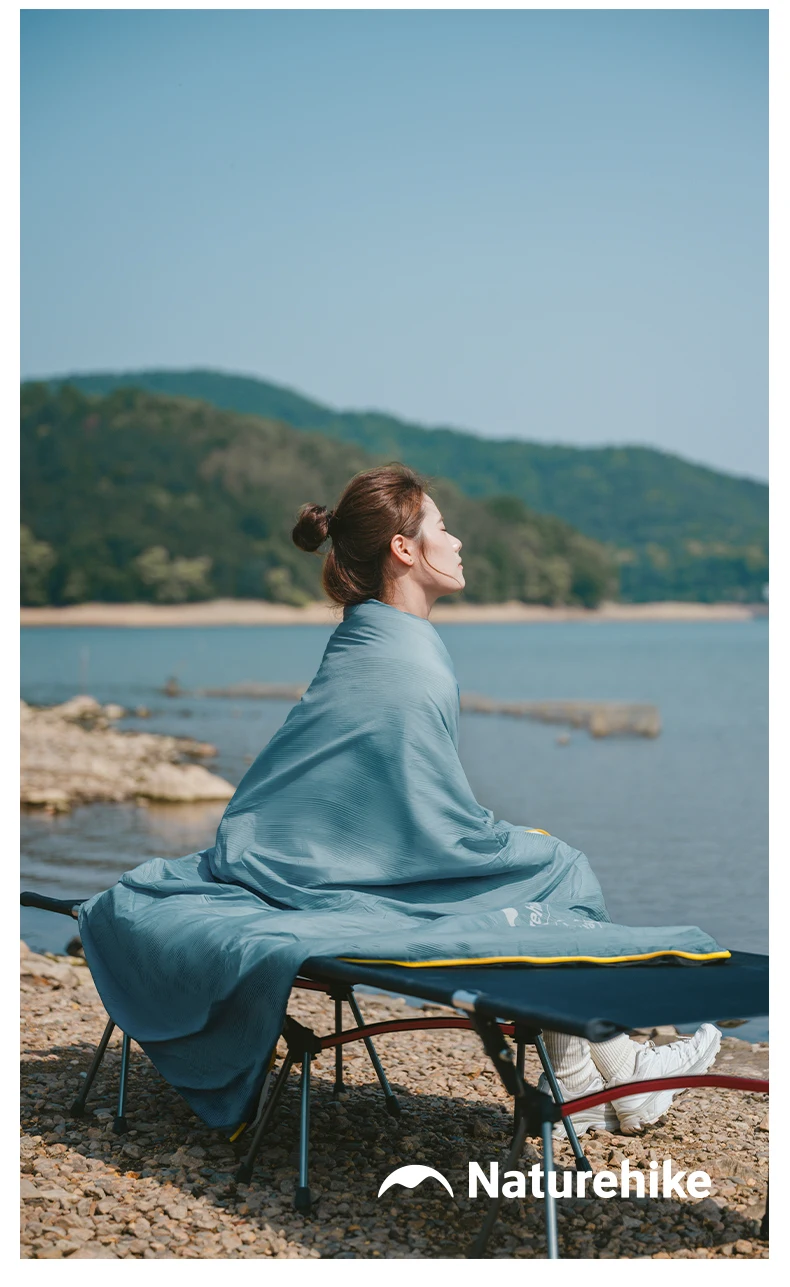 Naturehike NatureSea Series Sleeping Bag Adult Outdoor Camping Summer Lightweight Portable Quilt Dual-use Multifunction Poncho