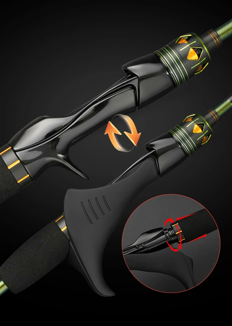 Johncoo 1.72m MH octopus Fishing rod with gun Grip Fuji rings light weight Boat fishing rod Casting fishing rod High Quality