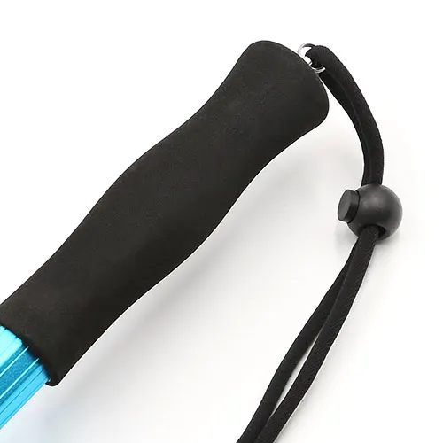 SANLIKE 2m Aluminium Telescopic Pole Stainless Steel Spear Hook Non-slip Rubber Grip with Safety Rope Fishing Tools Accessories