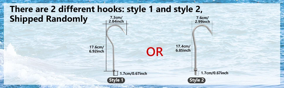 SANLIKE 2m Aluminium Telescopic Pole Stainless Steel Spear Hook Non-slip Rubber Grip with Safety Rope Fishing Tools Accessories