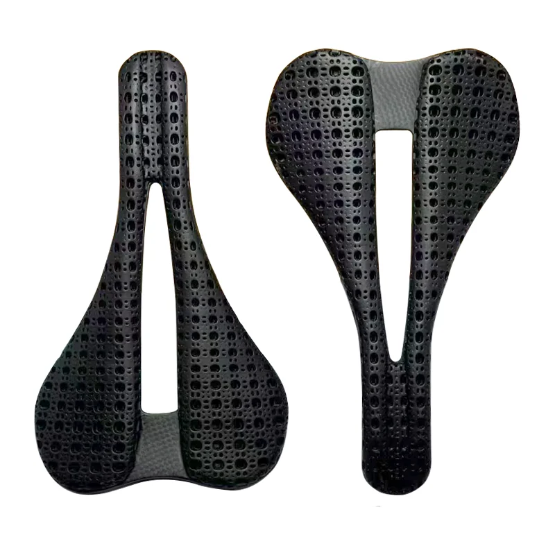 2025New Style Ultra Light Shock Absorbent Breathable 3D Printed Saddle For Road Cycling Saddle MTB Saddle Carbon Saddle