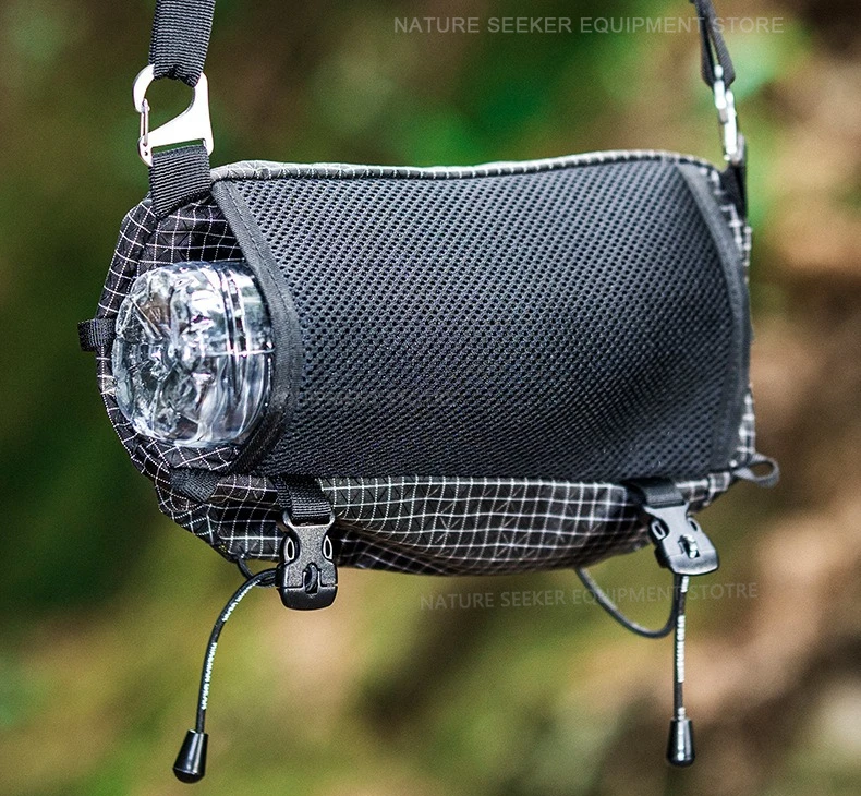 HIKEMAN Outdoor Chest Bag UHMWPE Cycling Sports Crossbody Bag Hiking Travel Hanging Pack for Backpack Expansion Upgraded V2.0