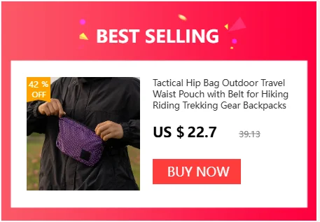 HIKEMAN Outdoor Chest Bag UHMWPE Cycling Sports Crossbody Bag Hiking Travel Hanging Pack for Backpack Expansion Upgraded V2.0