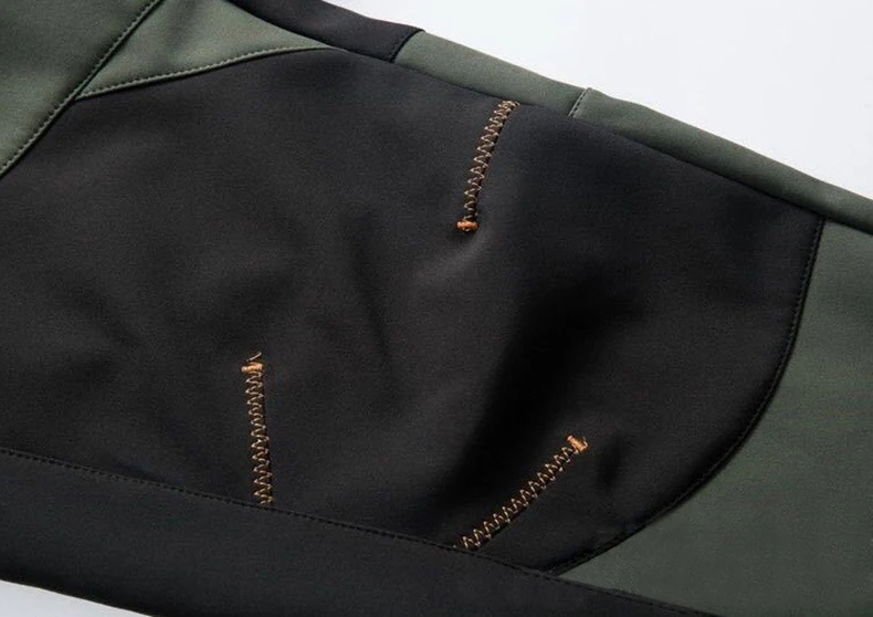 JNLN Men Winter Fleece Pants Warm Waterproof Hiking Pants Outdoor Camping Climbing Skiing Soft Shell Windproof Rain Trousers