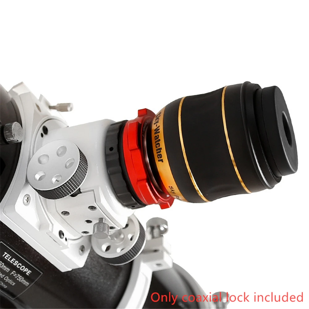 M54*1mm Male to 2 Inch Aluminum Alloy Coaxial Lock Eyepiece Adapter Astronomical Accessories