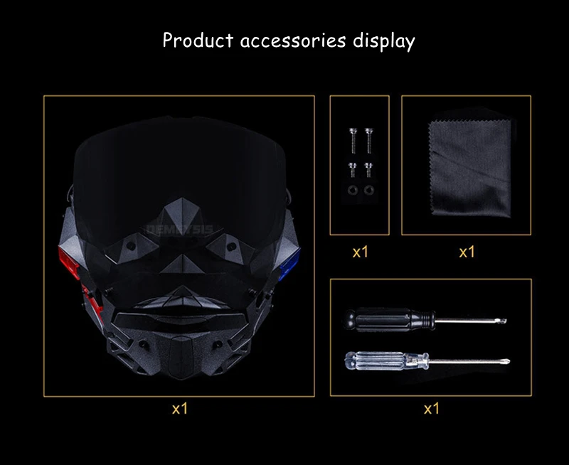 Airsoft Mask Detachable Anti-fog Lens Motorcycle Sports Cyberpunk Full Face Masks Tactical Paintball Hunting CS Face Mask