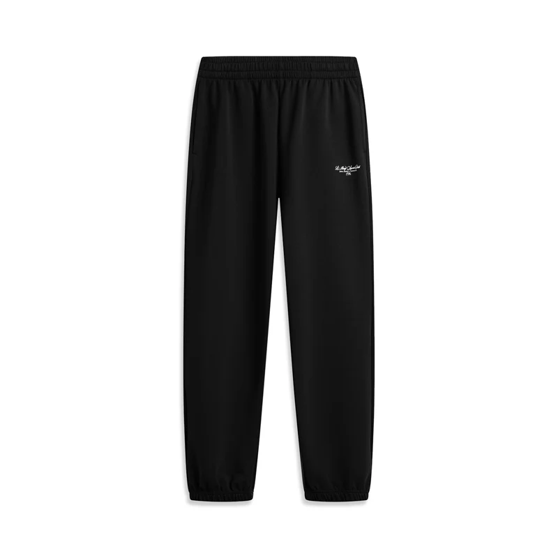 Li-Ning Women's Sports Style Pants AT DRY BASE Comfortable Breathable Adjustable Waist LiNing Stylish Leisure Sweatpants AKLVA34