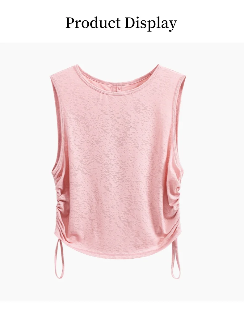 DRUR Women Summer Yoga Tops Lightweight Racerback Workout Shirts Loose Sleeveless Fitness Athletic Pullover Beach Sports Tee New