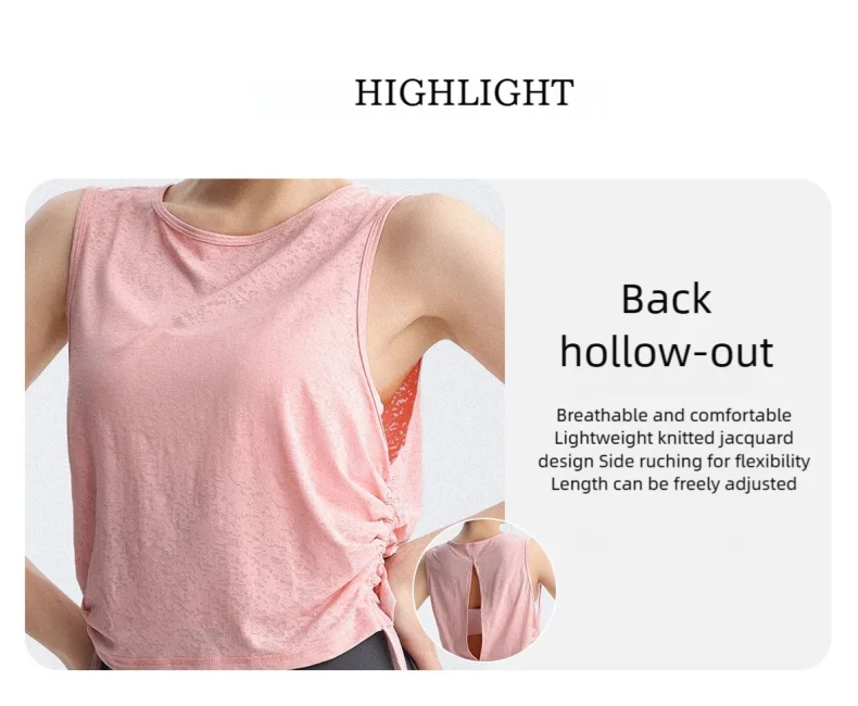DRUR Women Summer Yoga Tops Lightweight Racerback Workout Shirts Loose Sleeveless Fitness Athletic Pullover Beach Sports Tee New