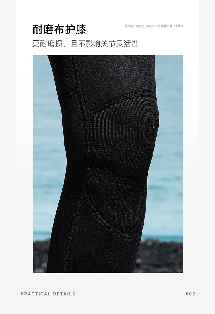 Wetsuit Women Men 3mm Neoprene Dive Wet Suit for Cold Water Full Body Thermal Swimsuit for Adults Snorkel Scuba Diving Suits