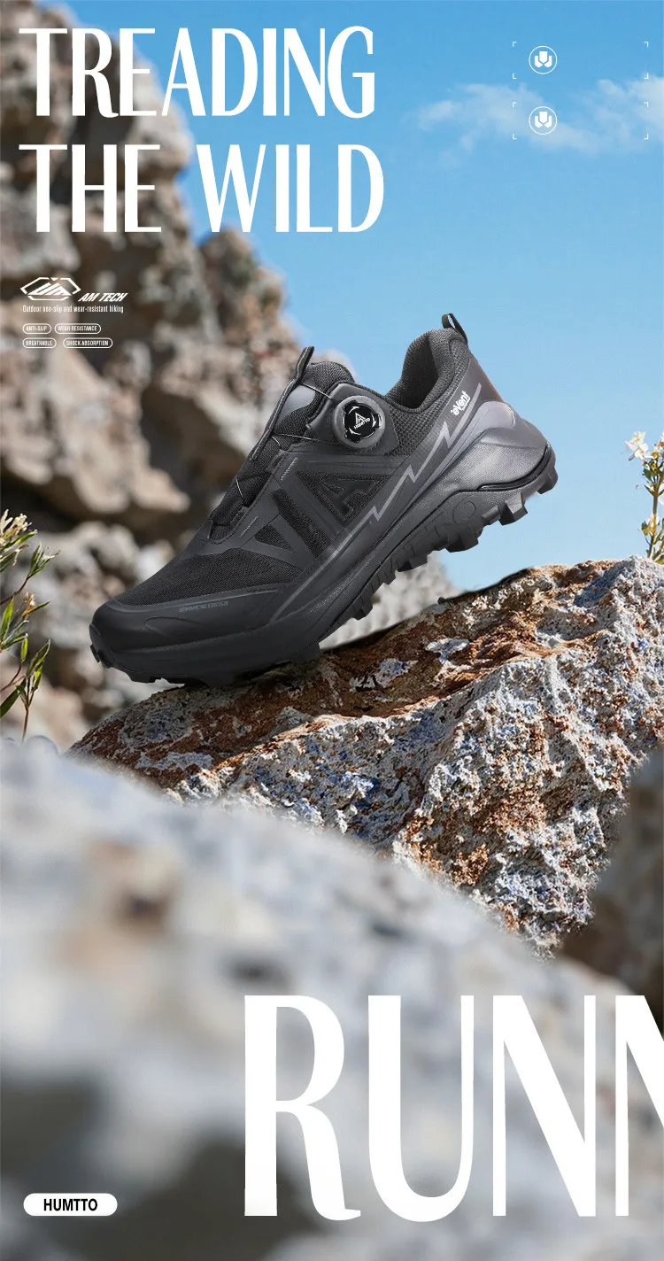 HUMTTO Waterproof Hiking Shoes Breathable Outdoor Men's Sports Shoes Designer Trail Running Sneakers Winter Man Treking Boots
