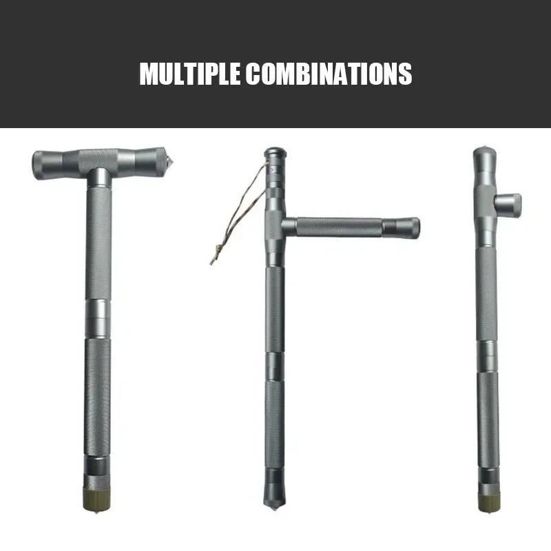 CEOI GWOK Hiking Stick Multi-functional Adjustable Walking Sticks All Your Outdoor Needs Durable Aluminum Alloy Trekking Poles