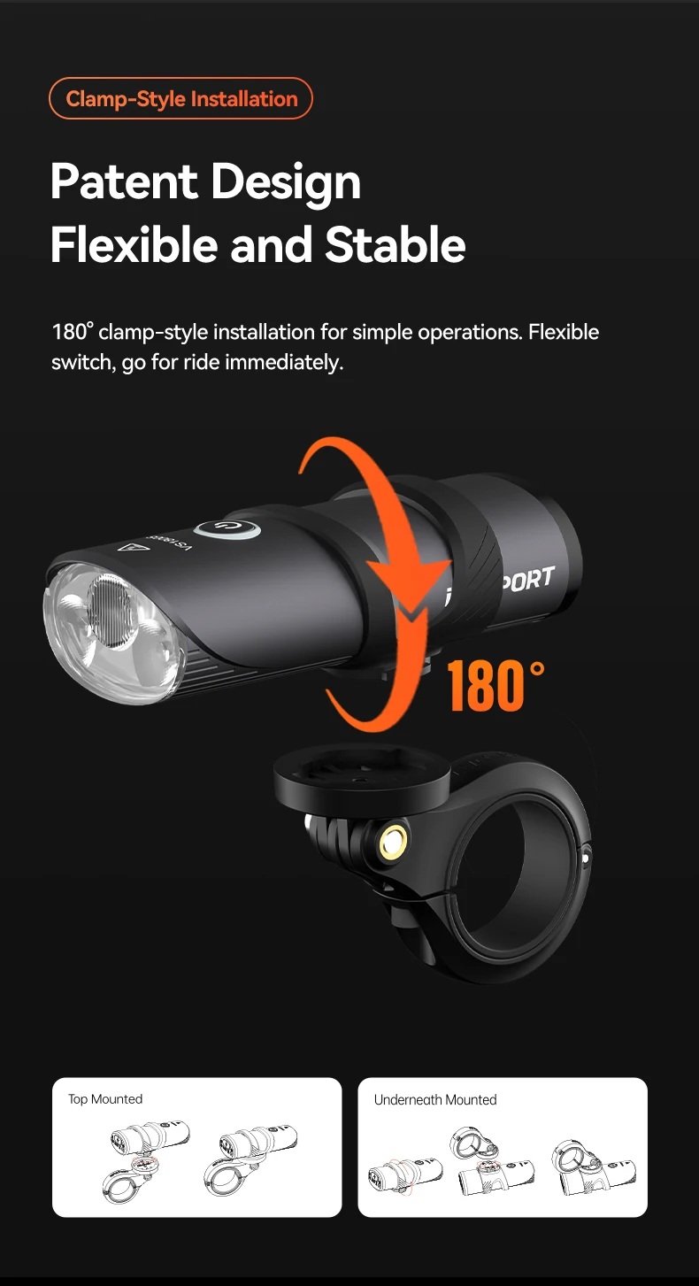 iGPSPORT VS1800S 1800 Lumen Bicycle Light Cutoff Anti Glare High Low Beam Adjustable MTB Road Cycling Front Safety Lamp