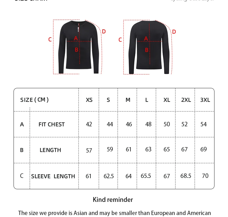 YKYWBIKE Men's Cycling Base Layers Thermal Fleece Bicycle Undershirt Long Sleeve Road Bike Vest MTB Clothing