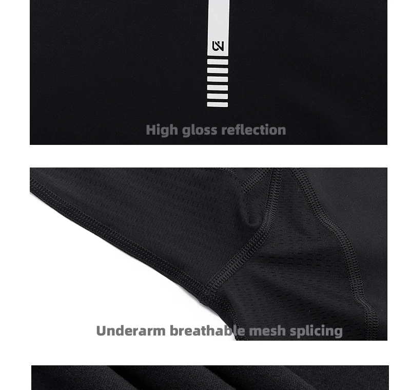 YKYWBIKE Men's Cycling Base Layers Thermal Fleece Bicycle Undershirt Long Sleeve Road Bike Vest MTB Clothing