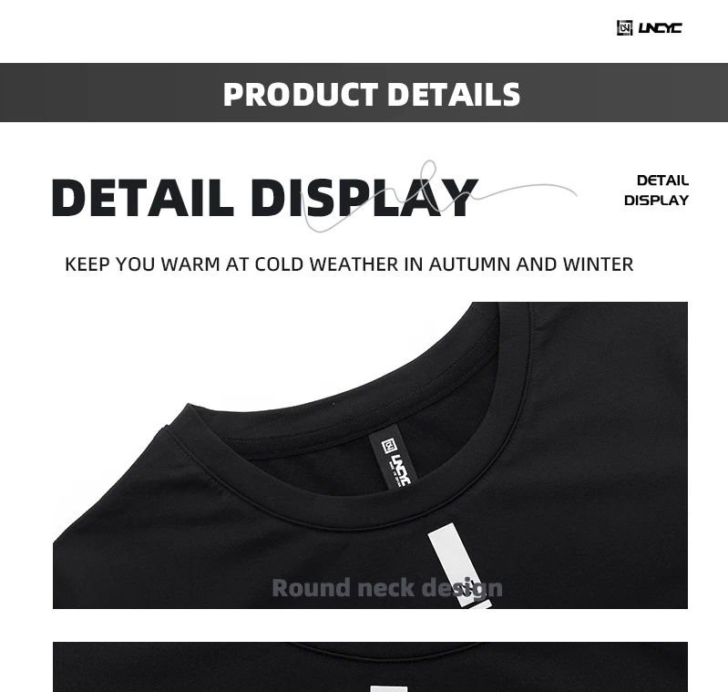 YKYWBIKE Men's Cycling Base Layers Thermal Fleece Bicycle Undershirt Long Sleeve Road Bike Vest MTB Clothing