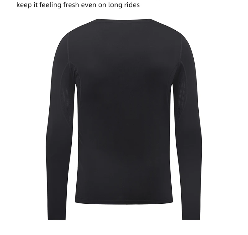 YKYWBIKE Men's Cycling Base Layers Thermal Fleece Bicycle Undershirt Long Sleeve Road Bike Vest MTB Clothing