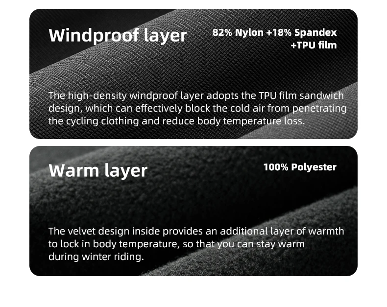 ROCKBROS Winter Cycling Jacket Men's Coat Professional Thermal Fleece Cycling Clothing 3 Season Windproof Outdoor Sports Jacket