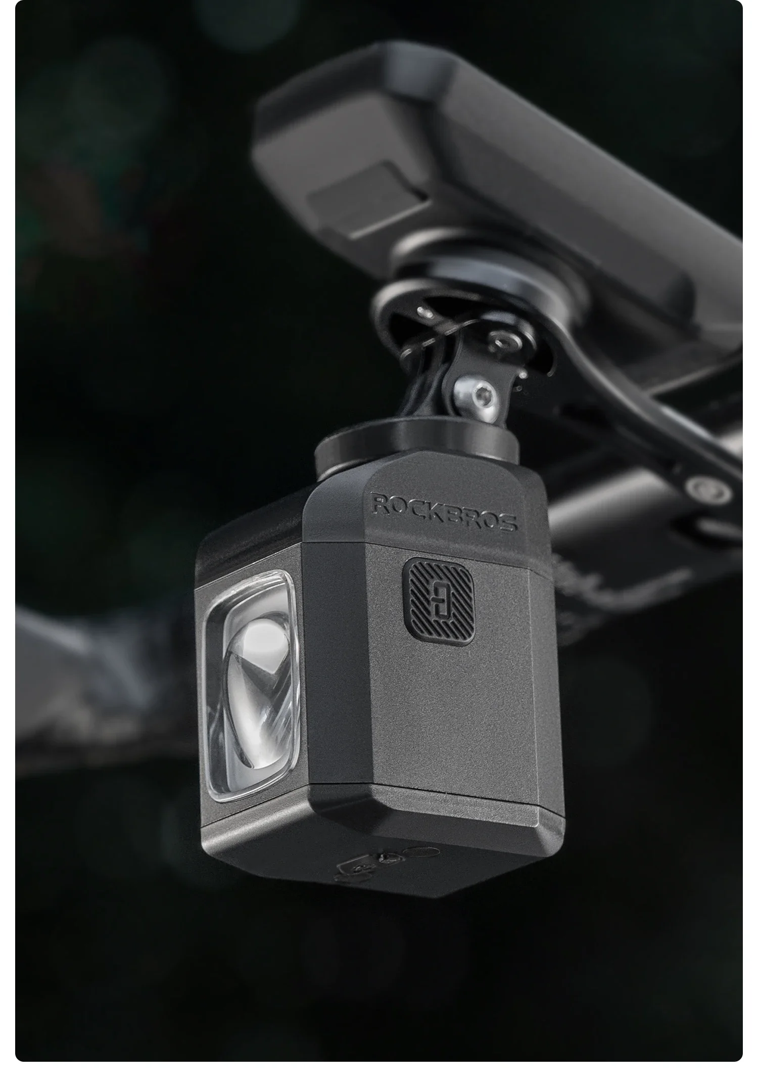 ROCKBROS 1600LM Bike Light Remote Control Digital DisplayCycling Lantern Headlamp PX6 All-weather Smart Bicycle Lights