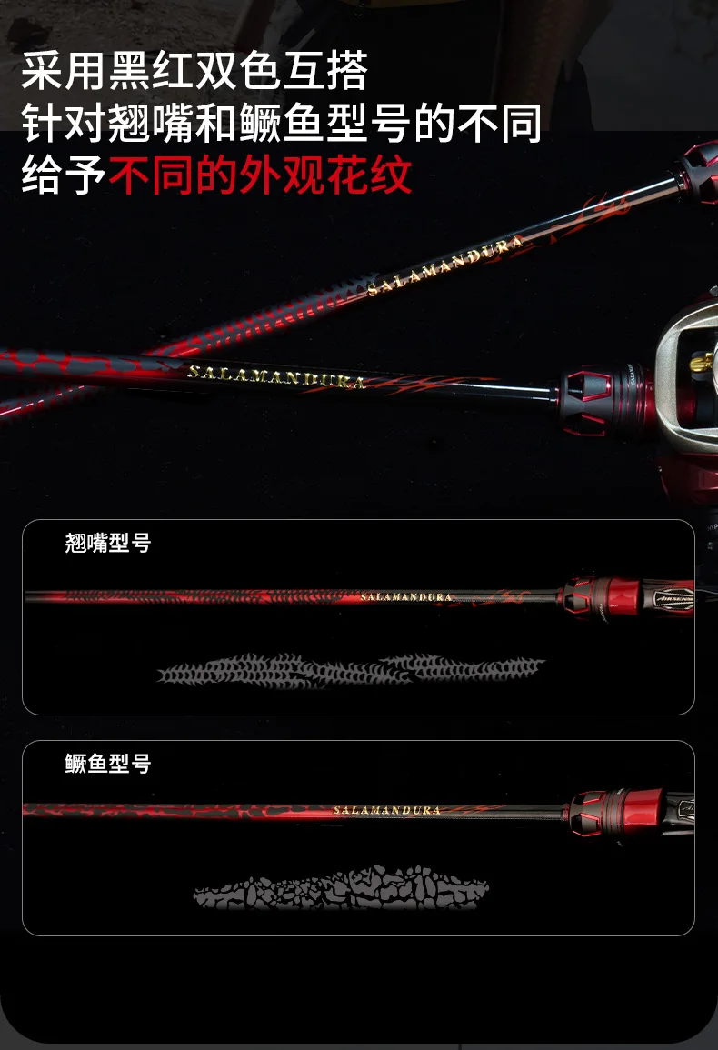 2025 NEW DAIWA SALAMANDURA J Fishing Rod Spinning/Casting Fishing Rod 2S Carbon Fiber
