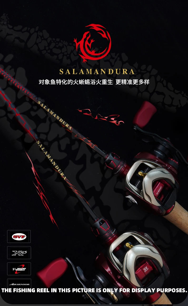 2025 NEW DAIWA SALAMANDURA J Fishing Rod Spinning/Casting Fishing Rod 2S Carbon Fiber
