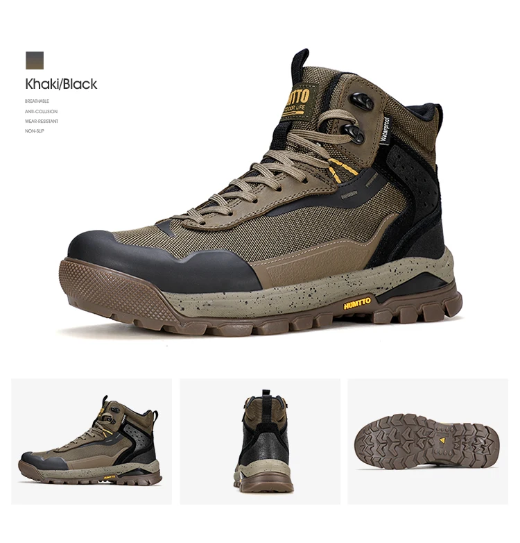 HUMTTO Hiking Shoes Men Breathable Sneakers for Man Outdoors Walking Sneaker Designers Men's Sports Shoe Non-slip Trekking Boots