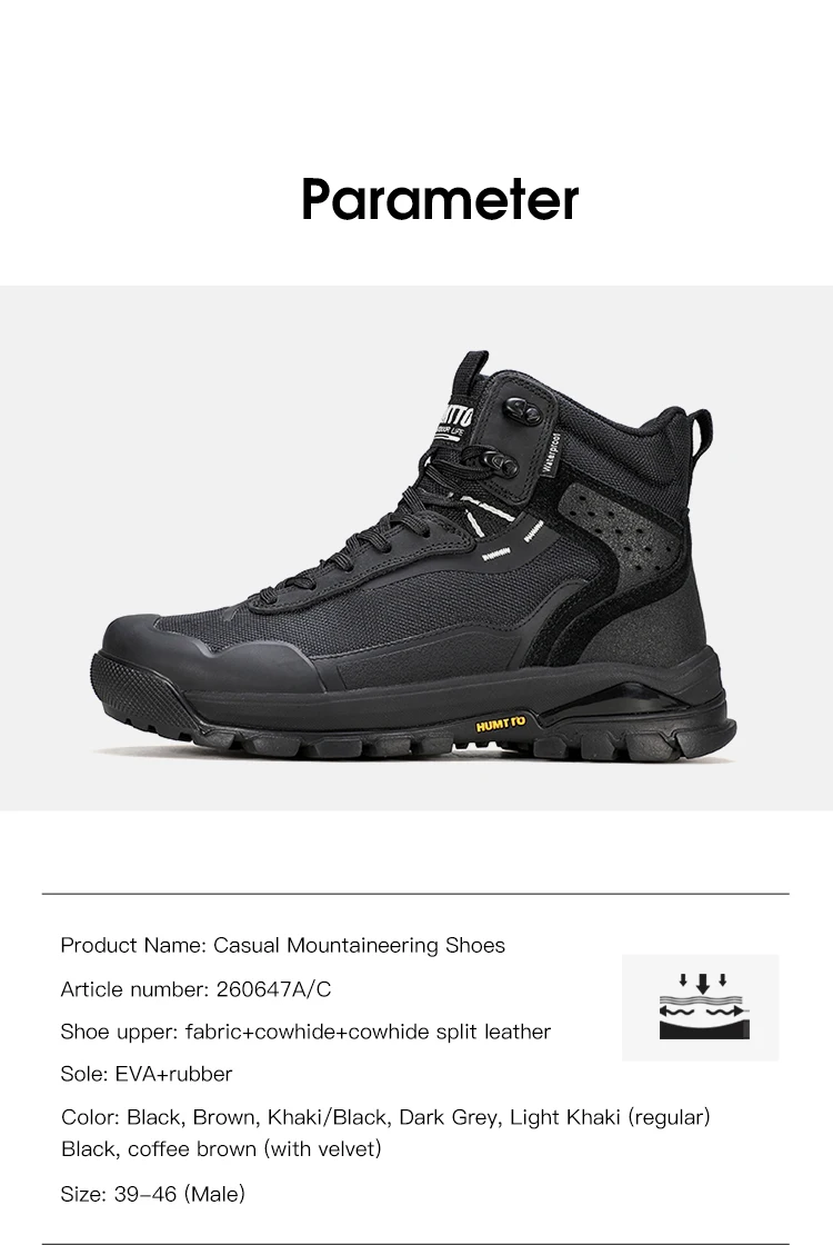 HUMTTO Hiking Shoes Men Breathable Sneakers for Man Outdoors Walking Sneaker Designers Men's Sports Shoe Non-slip Trekking Boots